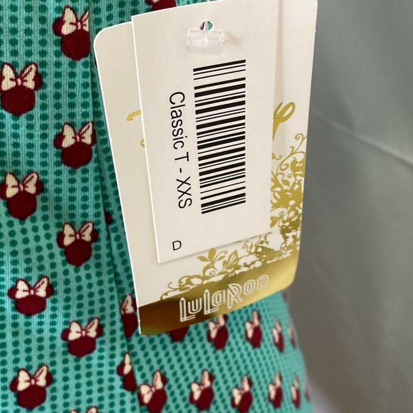 Lularoe Shirt Womens XXS 2XS Classic T Tunic Disney Multi color Stretch (4333) - Picture 7 of 10